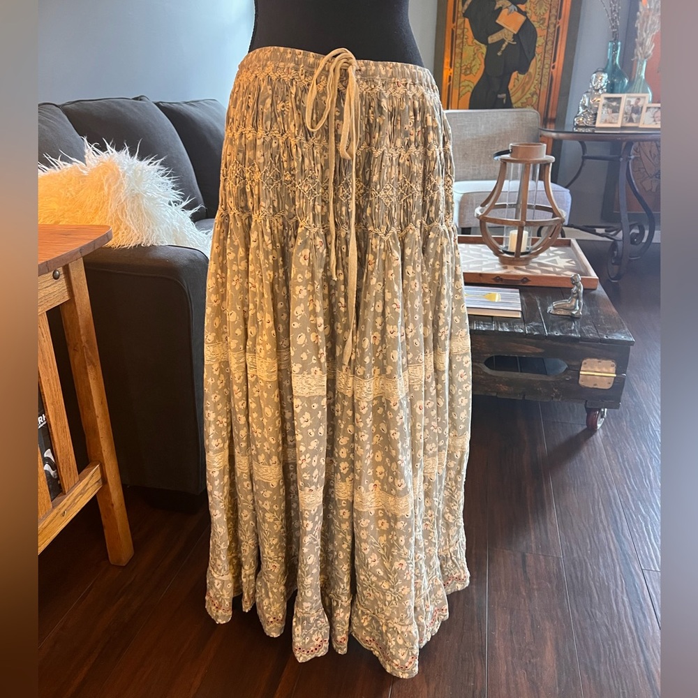 Magnolia Pearl, European cotton, Chrystal maxi  skirt, beautiful and perfect